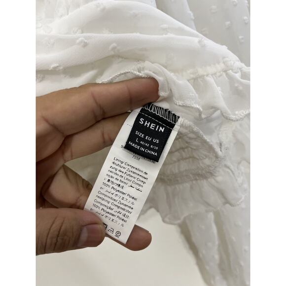 Coquette Victorian Milkmaid Y2K Romance Crop Top L Fairy Whimsical Dainty Ballet - Picture 8 of 16